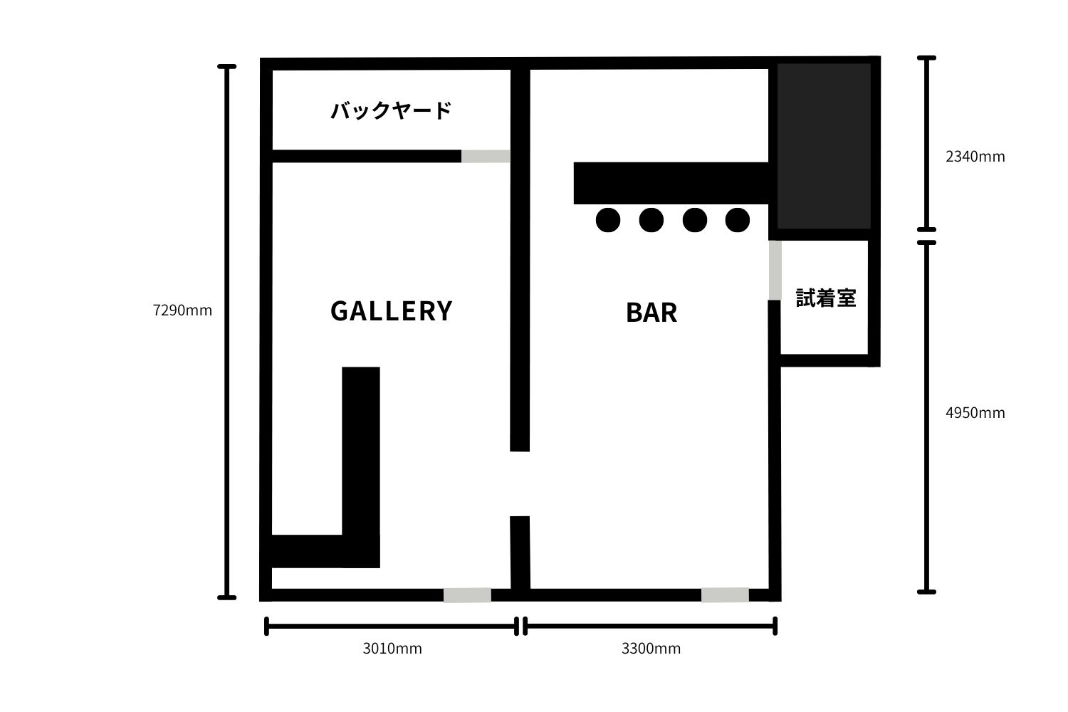 原宿BAR&GALLERY店