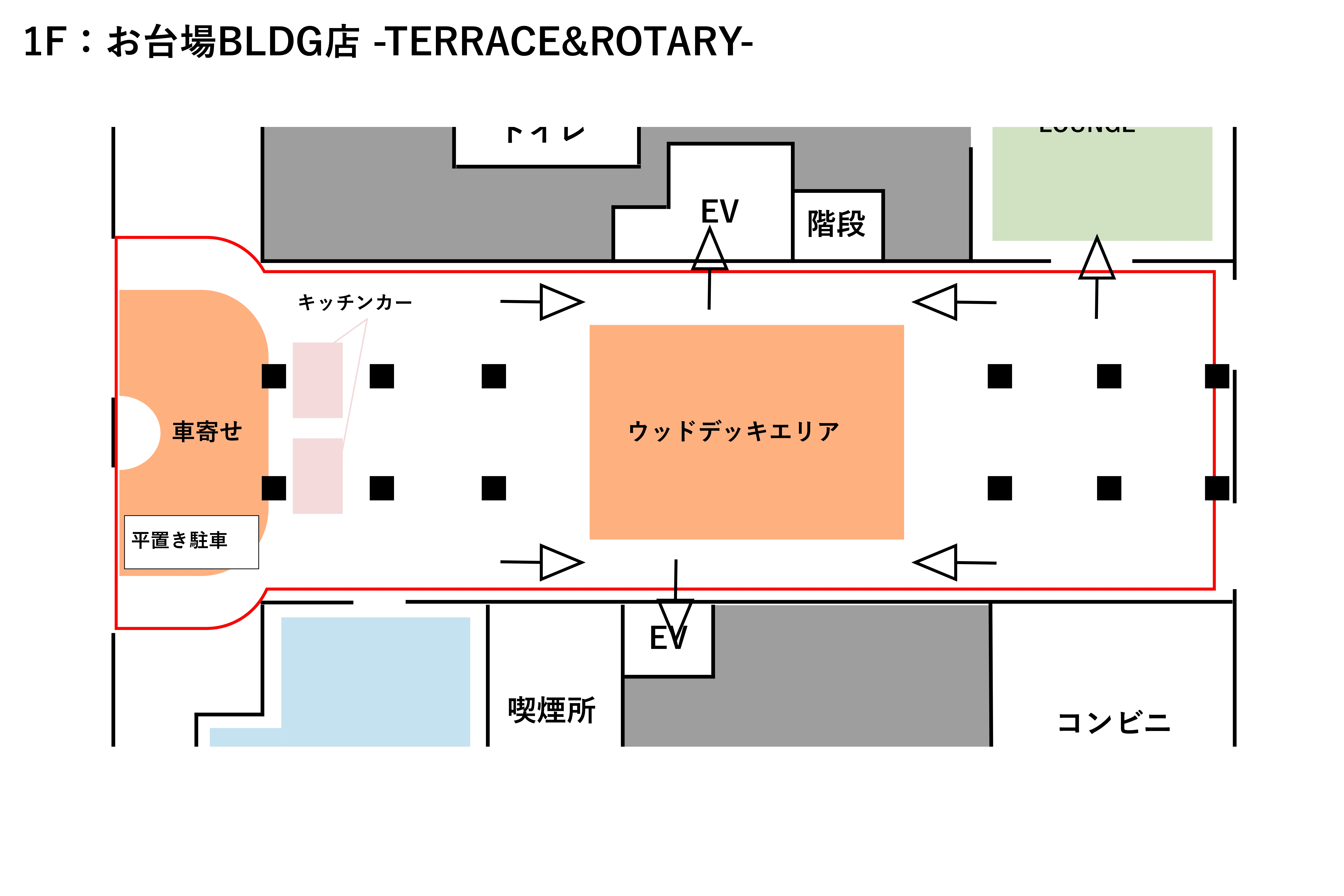 お台場BLDG店 -TERRACE&ROTARY-